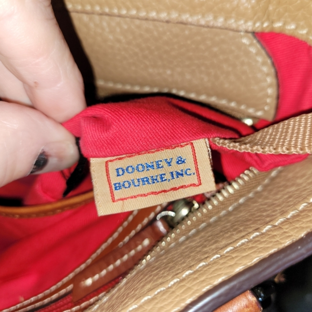 Donney & Bourke Tan Leather Tote Bag - Picture 13 of 14